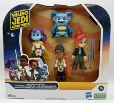 Star Wars Young Jedi Adventures Jedi Hero Collection 4 Action Figures Disney New
