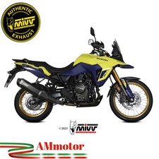 Mivv Suzuki V-Strom 800 DE 2025 Terminale Di Scarico Per Moto Speed Edge Nero