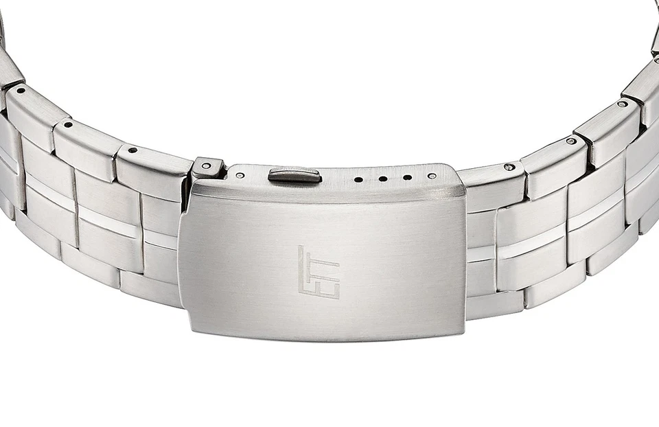 ETT ECO TECH TIME Funk-Solar Herrenuhr Professional Worldtimer Schwarz EGA-11715 - Bild 3 von 4