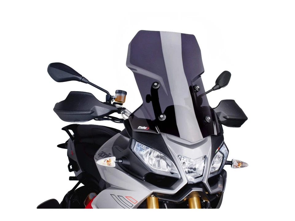 Puig Touring Screen Windshield Light Smoke for Aprilia Caponord 1200 (13-17) - Image 3 of 4