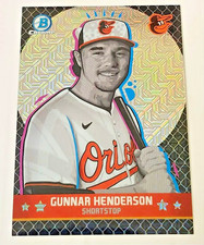 2025 Bowman Chrome Gunnar Henderson Bowman Ascensions SP MOJO BA-25!! Orioles!!