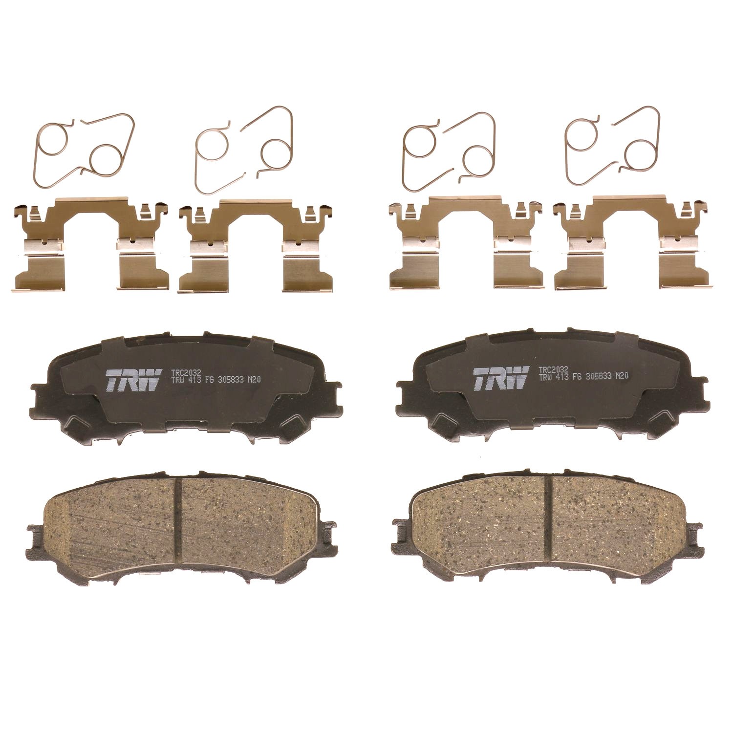 Disc Brake Pad Set for Nissan TITAN 2017 - 2019 TRW  Pro TRC2032