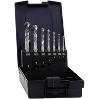 Exact 05112 Maschinengewindebohrer-Set 7Teilig Metrisch M1, M4, M5, M6, M8, M10,