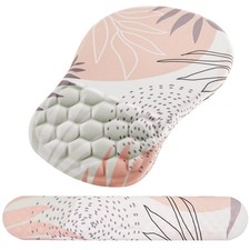 Mouse Pad Wrist Support 2 in1 Keyboard Wrist Rest Ergonomic Mouse Pad Non-Sl...