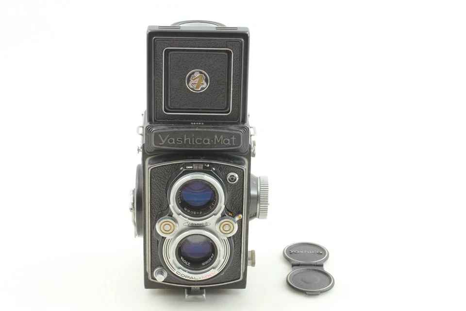 [Exc5 w/Cap] Yashica Mat TLR 6x6 Camera Lumaxar 80mm F/3.5 Lens  From JAPAN - Image 2 of 4