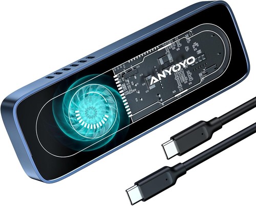 SSD Gehäuse ANYOYO M2 NVMe Gehäuse mit Lüfter 10 Gbit/s USB 3.2 - Afbeelding 7 van 9