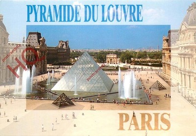 Ansichtskarte: Paris, La Pyramide Du Louvre, L'Arc Du Carrousel