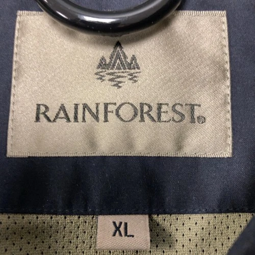 Rainforest Deep navy Windbreaker Full Zip Jacket Men's XL image 4