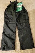 LABONVILLE BLACK NYLON INSULATED CHAINSAW SAFETY PROTECTION PANTS. 
