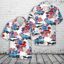 Ford Maverick 1970 1977 4th Of July Hawaiian Shirt