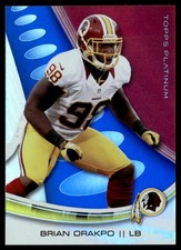 2013 Topps Platinum Brian Orakpo Washington Redskins #60