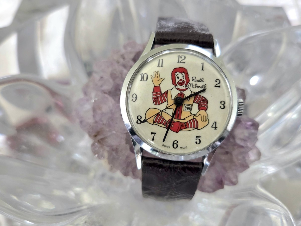 Vintage Ronald McDonald 1970s Swiss Mechanical Wind watch | eBay