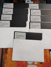 9 x Disketten 1S DD 48tpi Leerdisketten (Commodore 64 / ATARI XL) 8-bit NO NAME