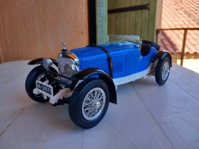 BURAGO 1/18 MERCEDES BENZ SSK SSKL BLEUE - SANS BOITE - Photo 1/4