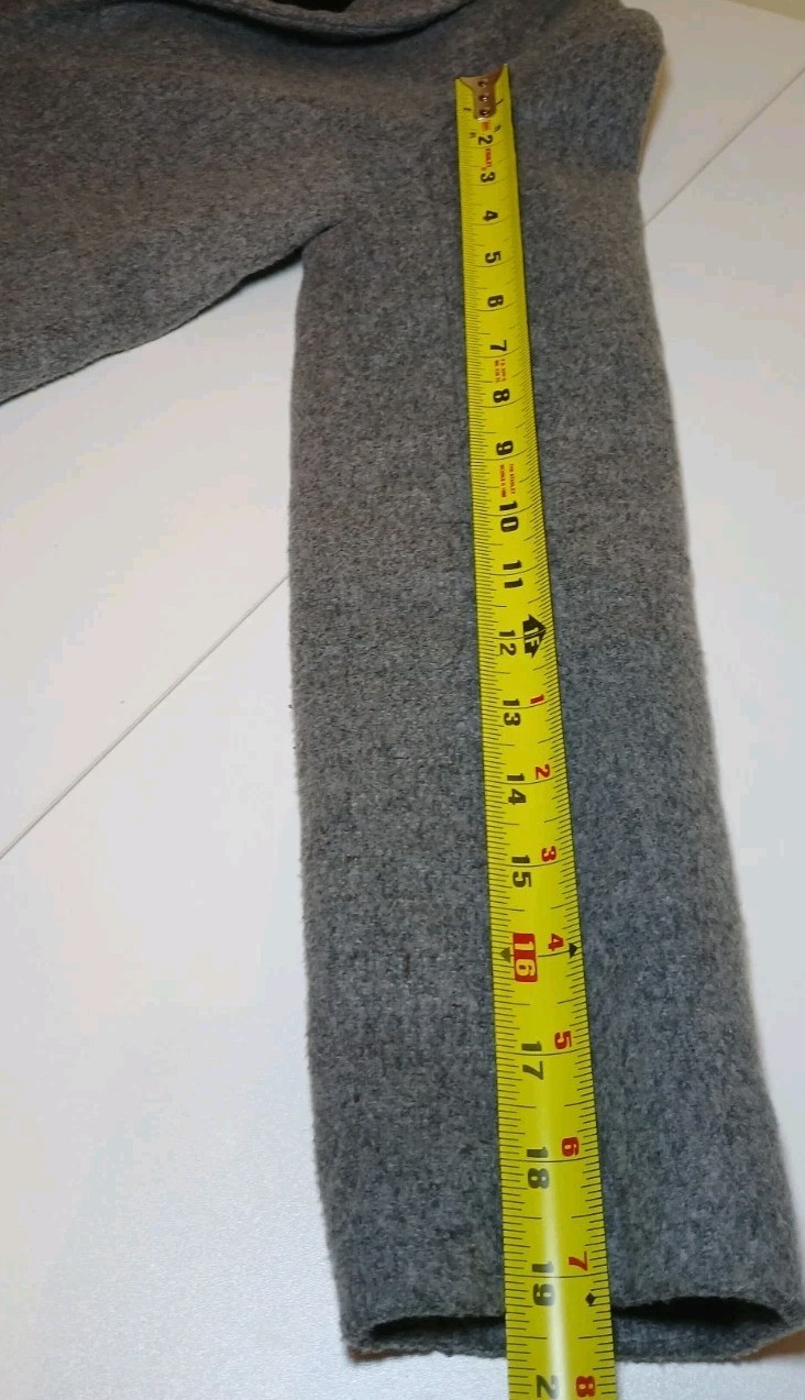 ZARA  Basic Women's Gray  Wool Blend Double Breas… - image 7