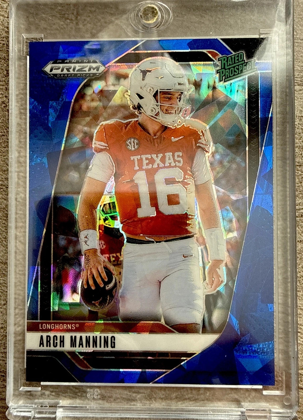 2025 PANINI PRIZM DRAFT PICKS BLUE ICE #166 ARCH MANNING  /149