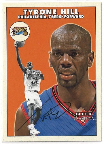 2000 Fleer Tradition Tyrone Hill #13 card