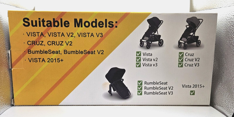 NWJY Snack Tray for UPPAbaby Vista V2 V3 Cruz V2 RumbleSeat Stroller NEW