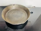 Vintage Unmarked Wagner No. 10 11 3/4" cast iron skillet stamped "C” Pre 1960