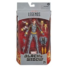 Hasbro Marvel Legends Series Black Widow Grey Suit Exclusive Comic Figure Marvel