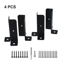 Reusable Iron Brackets for Fixing Wooden Posts Decks and Concrete Floors