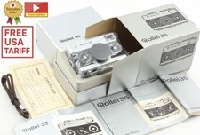 Meter Works Almost Unused in Box Rollei 35 Silver 35mm Film Camera From JAPAN