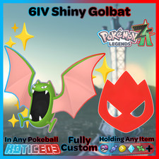 ✨ Shiny Alpha Golbat 6IV + EVs ✨ Pokemon Legends ZA 🚀 Fast 🚀