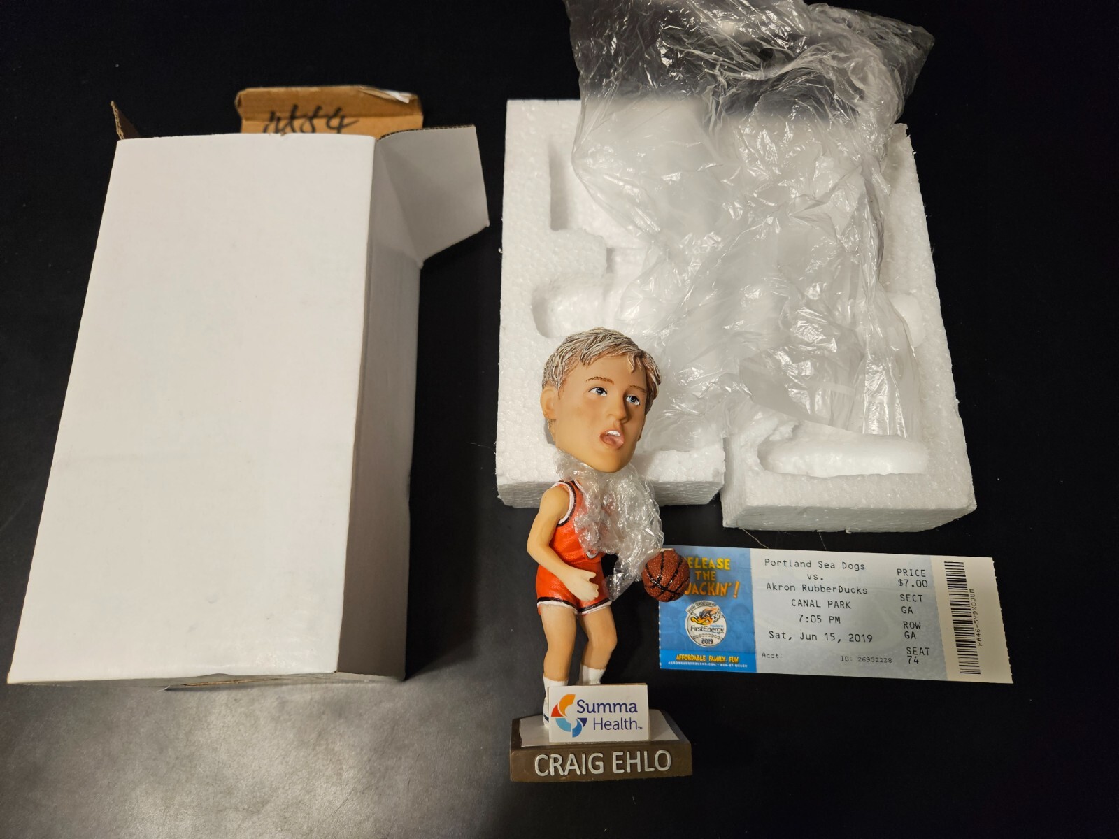 Craig Ehlo Bobblehead Akron RubberDucks Cleveland Cavaliers with 6/15