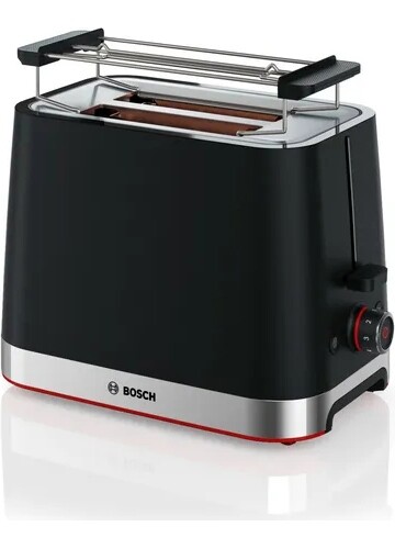 Tostapane Bosch TAT4M223: Toast Pronti in un Lampo! 950W e Nero Inox