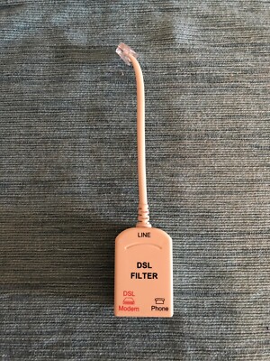 DSL Filter Model No 4000032 Dsl Modem/Phone Line NEW
