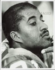 1988 Press Photo Detroit Lions football player #81 Steven Starring - afa31276