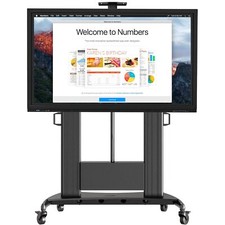 Mobile TV Cart TV Stand for 60"-100" up to 300lbs w/Remote Control Lift  Wheel