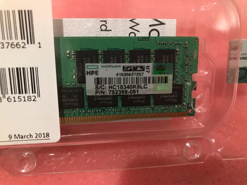 NEW F/S HP 752369-081 16GB PC4-17000 DDR4-2133MHZ MEMORY MODULE 726719-B21 - Image 2 of 4