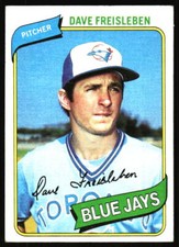 1980 Topps Dave Freisleben #382 Toronto Blue Jays L2