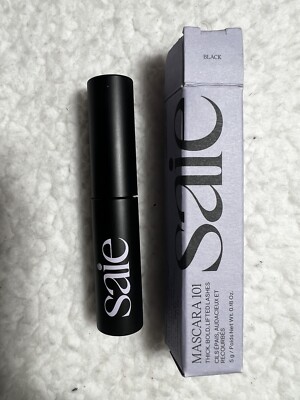 SAIE Mascara 101 Lengthening and Lifting Black Travel Size .18 oz New In Box