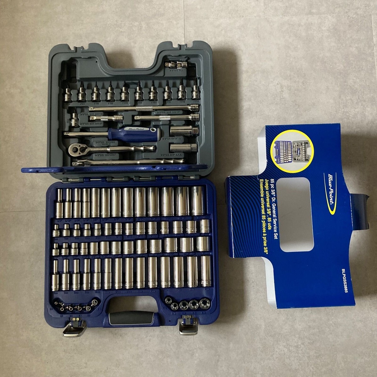 85pc Blue Point Mechanics General Service Set BLPGSS3885 85pc Blue Point Mechanics General Service Set BLPGSS3885