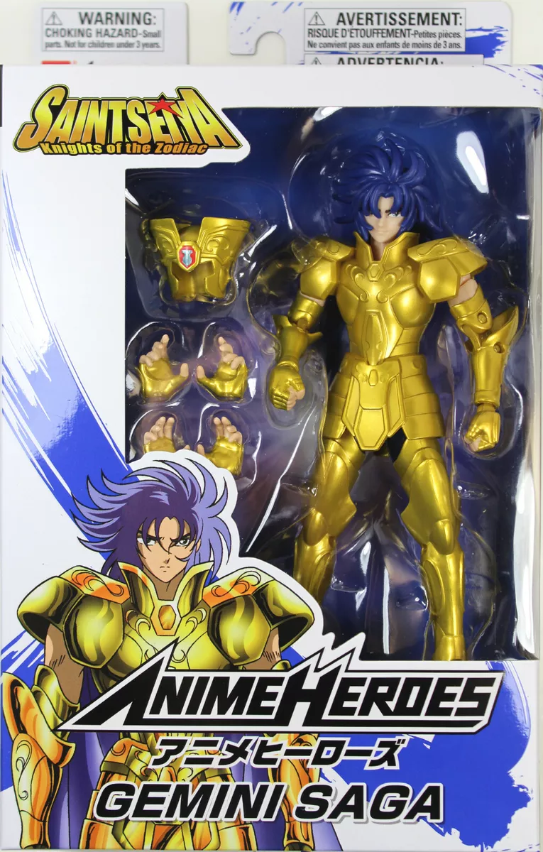 Anime heroes Saint Seiya The Knights Of The Zodiac Gemini Saga Articulated  Figure