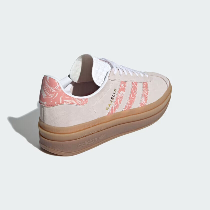 WOMENS ADIDAS GAZELLE BOLD ID3739 Putty Mauve / Wonder Clay WOMENS ADIDAS GAZELLE BOLD ID3739 Putty Mauve / Wonder Clay