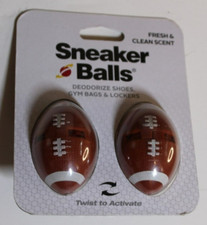 sneaker balls shoe freshener fresh  clean scent NIP football twist to activate