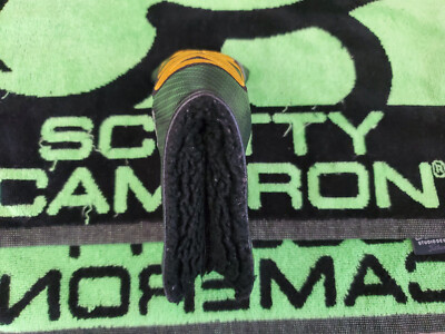 Rare Headcover Scotty Cameron 2011 Club Member – Lame Noire Et Or – Golf