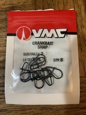 VMC Crankbait Snap Size 2-BRAND NEW-SHIPS SAME BUSINESS DAY 