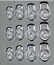 12 Ear Gels Tips Kit for Plantronics Voyager 3200 3400 3280 EDGE M165 M1100 M70