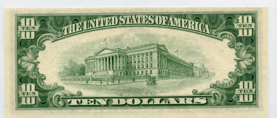 $10 1950D Federal Reserve Note -7's - Seven of a Kind in a row SN 77777770 58EPQ - Image 4 of 4