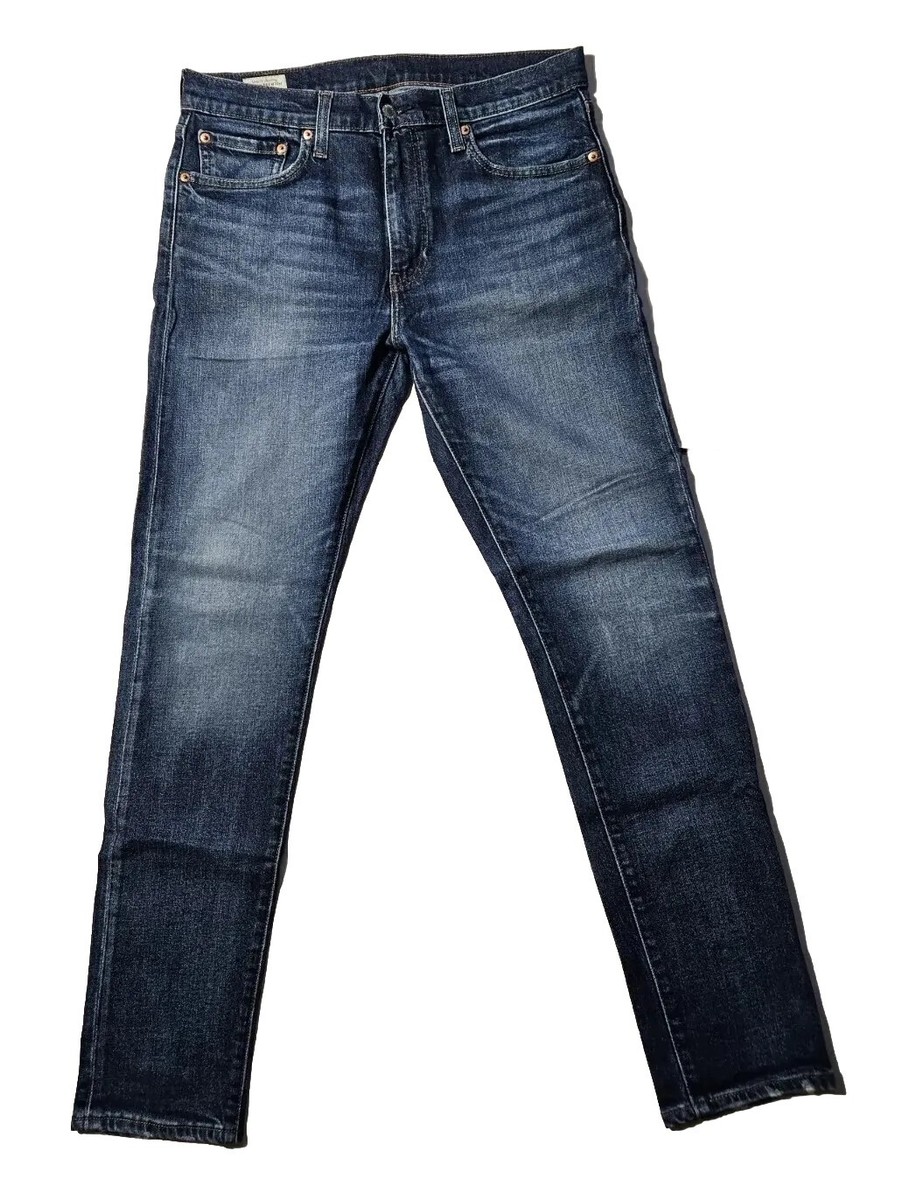 デニム/ジーンズ Levi's 512 SLIM TAPER PREMIUM INDIGO Levi's 512 Premium Men's Slim-Fit Taper Indigo Blue Jeans Size