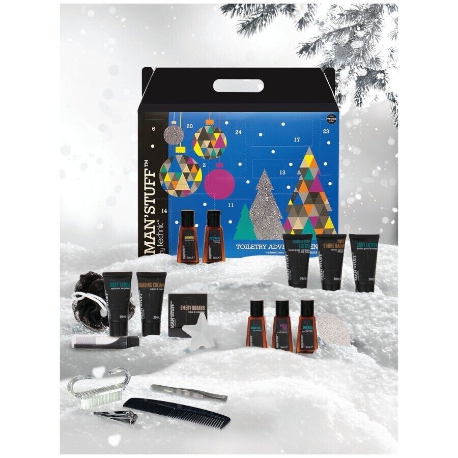 man-stuff-advent-calendar-cosmetics-for-men-gift-toiletry-grooming-set-for-xmas-5021769927167-ebay