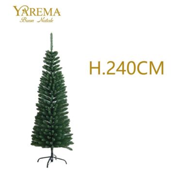 Weihnachtsbaum Künstliche Tanne Höhe 240cm Baum Modell Slim bal