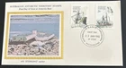 Australia Antarctic Territory Silk FDC 1982 Antarctic Base
