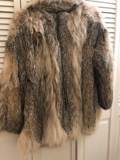 Full Length Silver Fox Fur Coat