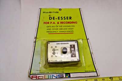 Robins De-esser NOS free ship USA Vintage R47003