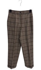 Vintage Bridgetown Collection women's pleated front pant 100 wool size 12